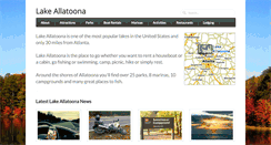 Desktop Screenshot of lakeallatoona.com
